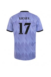 Fotbalové Dres Real Madrid Lucas Vazquez #17 Venkovní Oblečení 2022-23 Krátký Rukáv